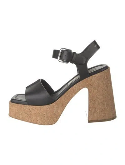 Pre-owned Stella Mccartney Leather Sandals In Neutrals