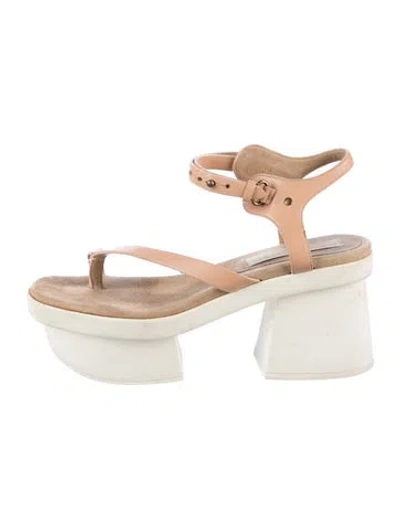 Pre-owned Stella Mccartney Leather Sandals In Pink