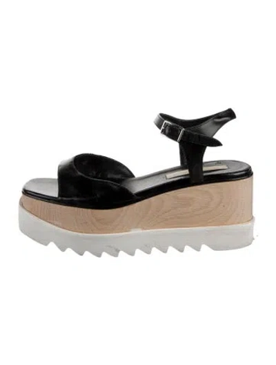 Pre-owned Stella Mccartney Leather Sandals In Silver