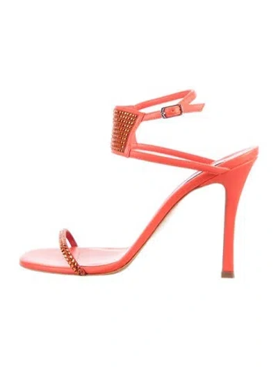 Pre-owned Stella Mccartney Leather Sandals In Yellow