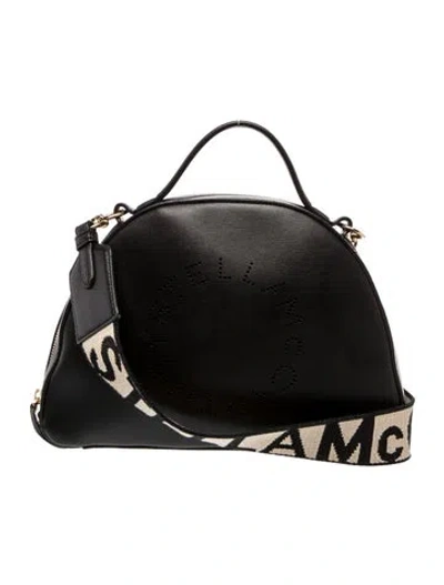 Pre-owned Stella Mccartney Leather Shoulder Bag In Black