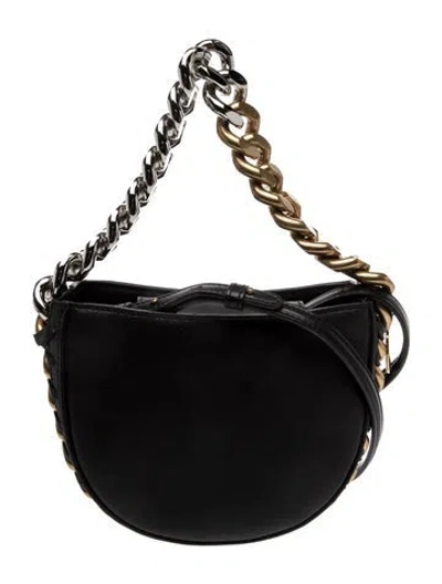Pre-owned Stella Mccartney Leather Shoulder Bag In Black