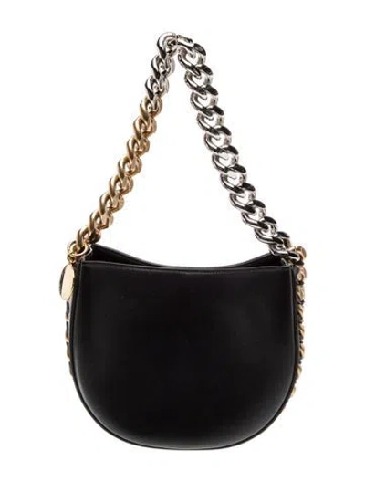 Pre-owned Stella Mccartney Leather Shoulder Bag In Black