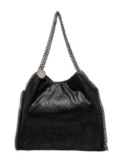 Pre-owned Stella Mccartney Leather Shoulder Bag In Black