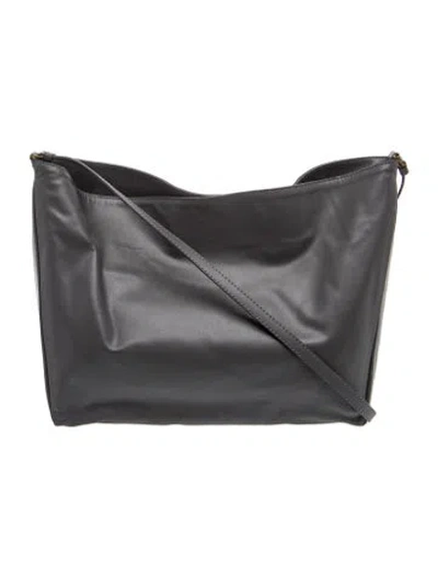 Pre-owned Stella Mccartney Leather Shoulder Bag In Gray