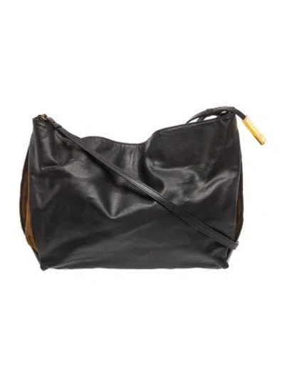 Pre-owned Stella Mccartney Leather Shoulder Bag In Gray