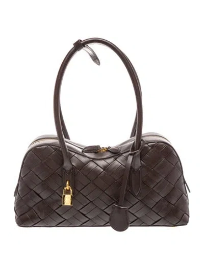 Pre-owned Stella Mccartney Leather Shoulder Bag In Gray