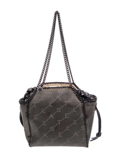 Pre-owned Stella Mccartney Leather Shoulder Bag In Gray