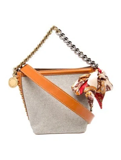 Pre-owned Stella Mccartney Leather Shoulder Bag In Neutral