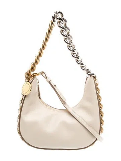 Pre-owned Stella Mccartney Leather Shoulder Bag In Neutral