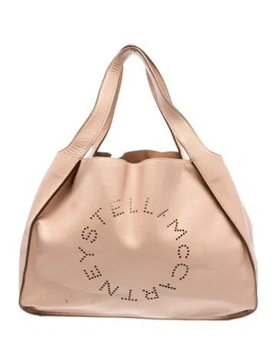 Pre-owned Stella Mccartney Leather Shoulder Bag In Neutral
