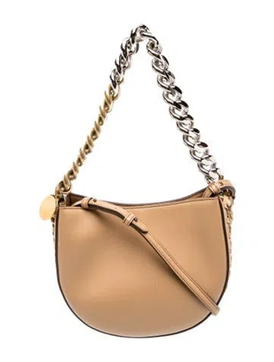 Pre-owned Stella Mccartney Leather Shoulder Bag In Neutral
