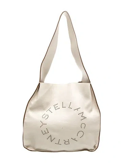 Pre-owned Stella Mccartney Leather Shoulder Bag In Neutral