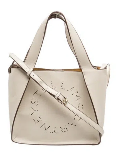Pre-owned Stella Mccartney Leather Shoulder Bag In Neutral