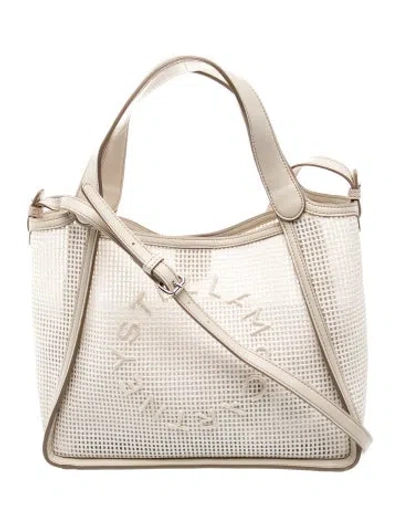 Pre-owned Stella Mccartney Leather Shoulder Bag In Neutral