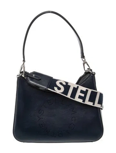 Pre-owned Stella Mccartney Leather Shoulder Bag W/ Tags In Blue