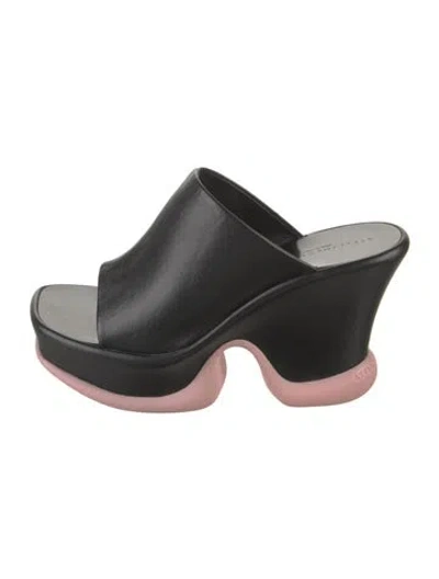 Pre-owned Stella Mccartney Leather Slides In Multi