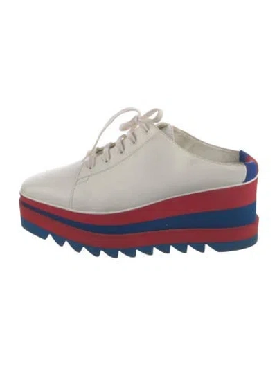 Pre-owned Stella Mccartney Leather Sneakers In Red