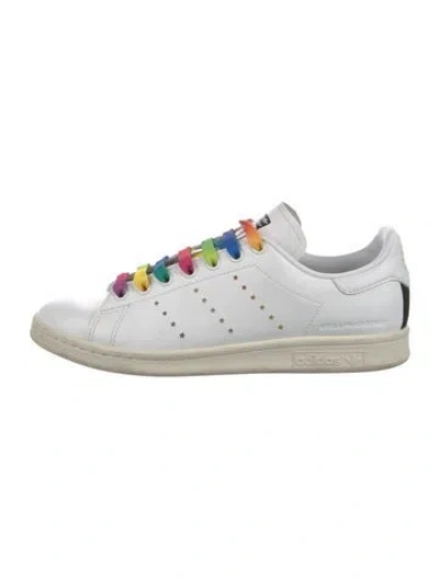 Pre-owned Stella Mccartney Leather Sneakers In White