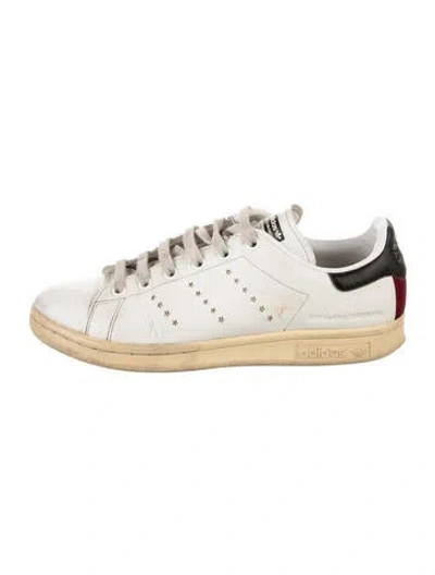 Pre-owned Stella Mccartney Leather Sneakers In White