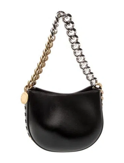 Pre-owned Stella Mccartney Leather Top Handle Bag In Black