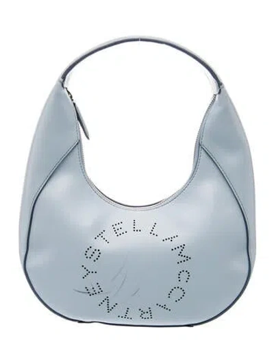 Pre-owned Stella Mccartney Leather Top Handle Bag In Blue