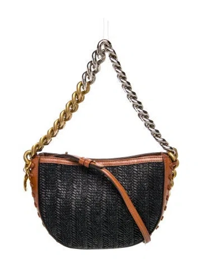 Pre-owned Stella Mccartney Leather Top Handle Bag In Gray