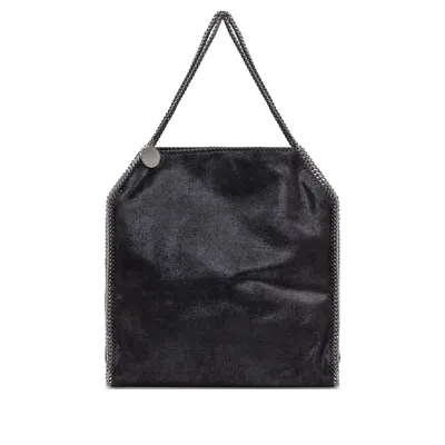 Stella Mccartney Leather Tote Bags In Black