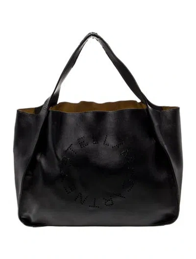 Pre-owned Stella Mccartney Leather Tote In Black