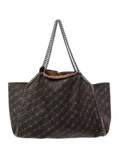Pre-owned Stella Mccartney Leather Tote In Black