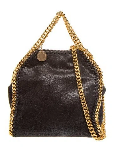 Pre-owned Stella Mccartney Leather Tote In Black