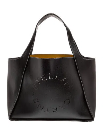 Pre-owned Stella Mccartney Leather Tote In Black