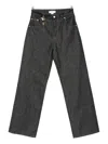 Stella Mccartney Jeans With Key Details Finished In Leather