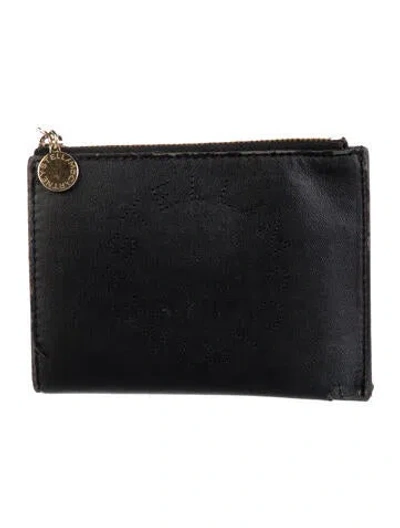 Pre-owned Stella Mccartney Leather Wallet In Black
