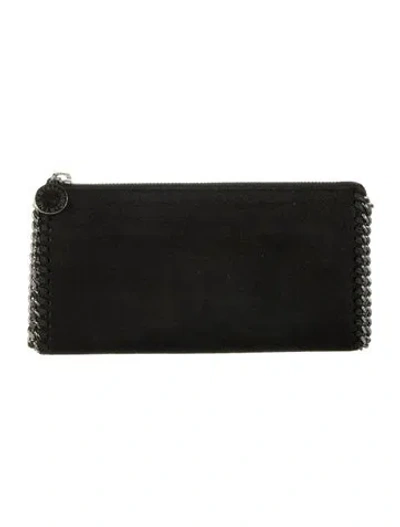 Pre-owned Stella Mccartney Leather Wallet In Black