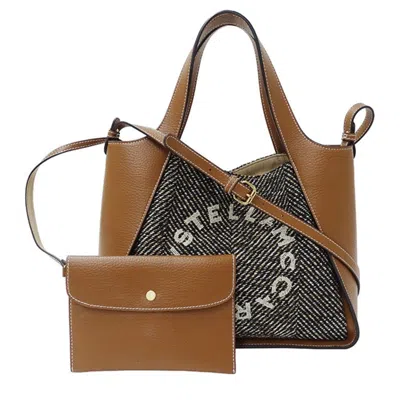 Pre-owned Stella Mccartney Leather Wool Handbag Shoulder Bag ()