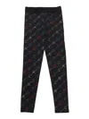 Stella Mccartney Logo-print Leggings In Black