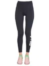 Stella Mccartney Technical Fabric Leggings In Blue