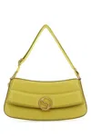 Stella Mccartney Lemon Green S-wave Shoulder Bag In Lemon