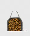 Stella Mccartney Leopard Falabella Mini Tote Bag In Leopard Print