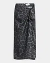 Stella Mccartney Leopard Gathered Skirt