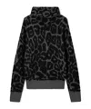 Stella Mccartney Leopard Jacquard Oversized Wool Turtleneck