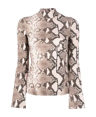 STELLA MCCARTNEY STELLA MCCARTNEY LEOPARD PATTERN HIGHNECK TOP