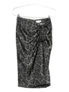 Stella Mccartney Leopard-print Asymmetric Skirt In Black