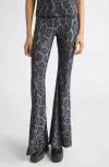 Stella Mccartney Flared High-waisted Leggings Leopard Print