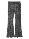 Stella Mccartney Leopard Print Flared Jeans In Animal Print