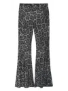 Stella Mccartney Leopard Print Flared Jeans In Animal Print