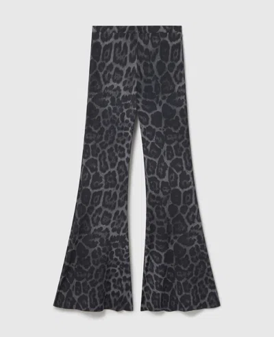 Stella Mccartney Leopard-print Mid-rise Flared Trousers