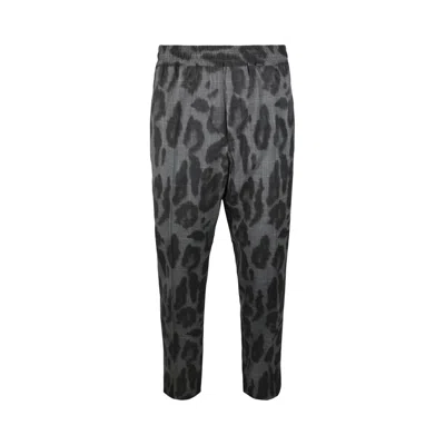 Pre-owned Stella Mccartney Leopard Print Piet Trousers 'black/grey' | Men's Size 50