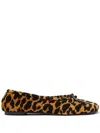 Stella Mccartney Ryder Leopard Print Ballet Flats In Leopard Print